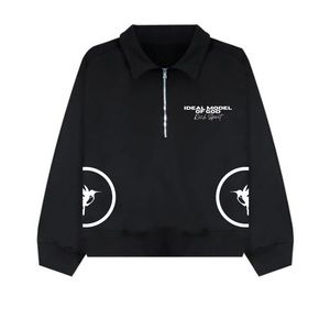 Oversized half zip